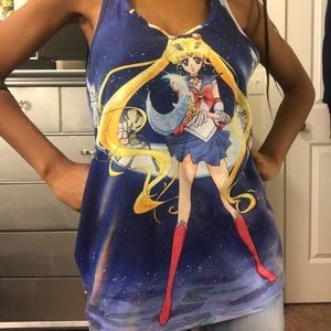 Sailor Moon Racerback Tank Top
